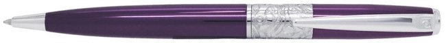 Шариковая ручка Pierre Cardin Baron, фиолетовый лак, хром Шариковая ручка Pierre Cardin Baron, фиолетовый лак, хром