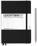 Записная книжка Leuchtturm A5 (в точку), 251 стр., твердая обложка, черная