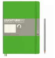 Записная книжка Leuchtturm Paperback В6+ (в точку), 123 стр., мягкая обложка, насыщенно-зеленая