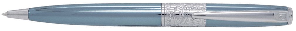 Шариковая ручка Pierre Cardin Baron, бирюзовый лак, хром