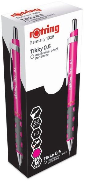 Карандаш механический Rotring Tikky 2007219 0.5мм розовый/неон Карандаш механический Rotring Tikky 2007219 0.5мм розовый/неон
