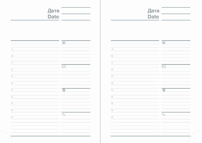 Ежедневник Letts MILANO A5 искусственная кожа, белые страницы, синий Ежедневник Letts MILANO A5 искусственная кожа, белые страницы, синий
