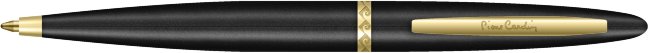 Ручка шариковая Pierre Cardin Capre, черная, позолота
