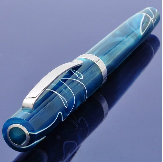 Ручка роллер Omas Bologna Blue/Green