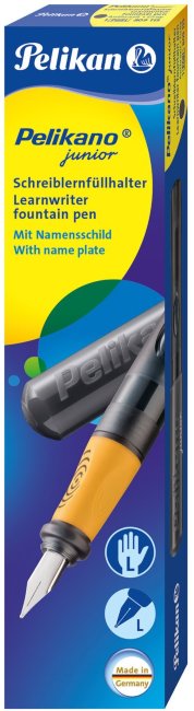 Ручка перьевая Pelikan Pelikano Junior, антрацитовая Ручка перьевая Pelikan Pelikano Junior, антрацитовая