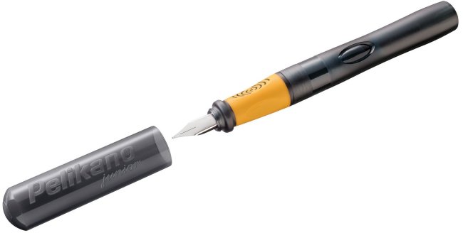 Ручка перьевая Pelikan Pelikano Junior, антрацитовая Ручка перьевая Pelikan Pelikano Junior, антрацитовая