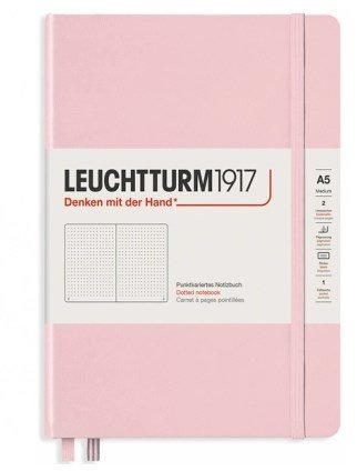 Записная книжка Leuchtturm A5 (нелинованная), 251 стр., твердая обложка, розовая Записная книжка Leuchtturm A5 (нелинованная), 251 стр., твердая обложка, розовая
