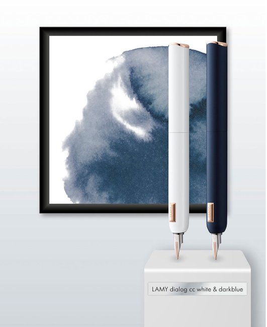 Перьевая ручка Lamy 081 Dialog cc синий Перьевая ручка Lamy 081 Dialog cc синий