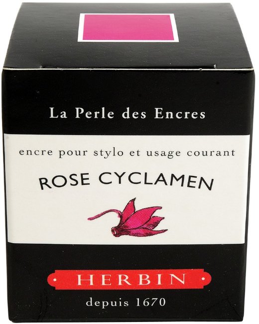 Чернила в банке Herbin, 30 мл, Rose cyclamen Розовый цикламен Чернила в банке Herbin, 30 мл, Rose cyclamen Розовый цикламен