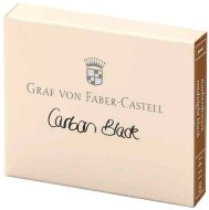 Картриджи для перьевой ручки Graf von Faber-Castell, черный, перманентные, 6 шт