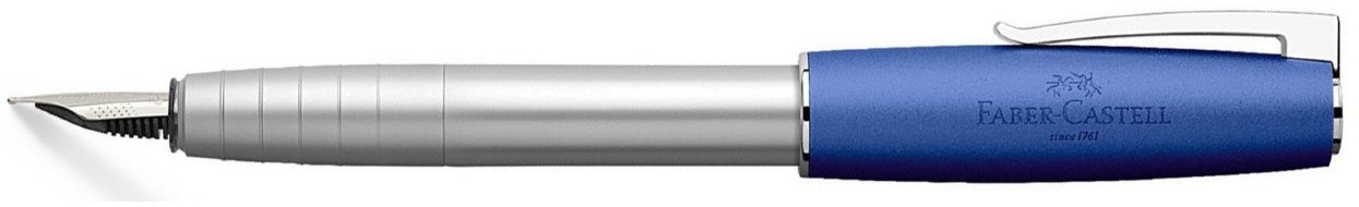 Перьевая ручка Faber-Castell Loom Piano B, EF, F, M, картонная коробка, синий