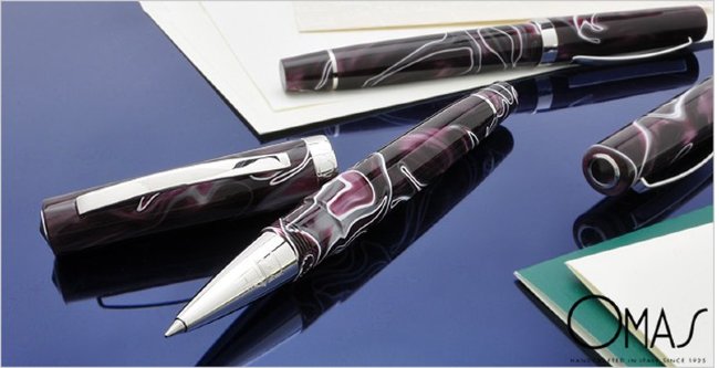 Ручка роллер Omas Bologna Violet