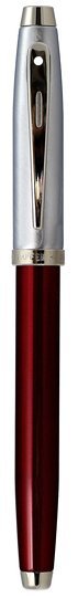 Перьевая ручка Sheaffer 100 Brushed Chrome Plated Cap Red Barrel Nickel CT Перьевая ручка Sheaffer 100 Brushed Chrome Plated Cap Red Barrel Nickel CT