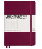 Записная книжка Leuchtturm A5 (нелинованная), 251 стр., твердая обложка, винная