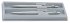 Набор Parker Vector SKB03: шариковая ручка и механический карандаш, Steel