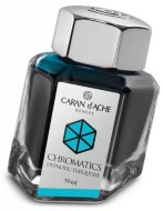 Флакон с чернилами Carandache CHROMATICS Hypnotic Turquoise (50мл), бирюзовый