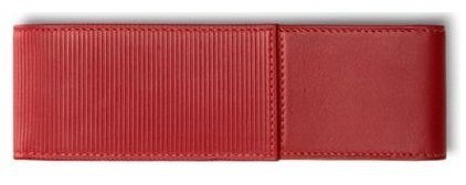 Чехол кожаный для двух ручек Lamy A315, красный