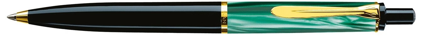 Ручка шариковая Pelikan Elegance Classic K200 Green Marbled, Mblack GT