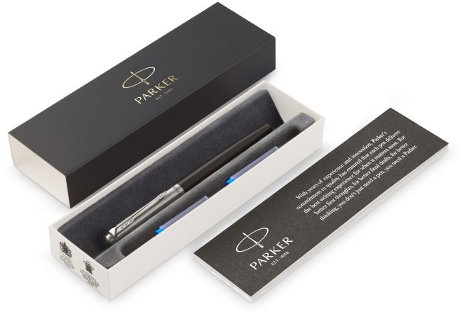 Перьевая ручка Parker Jotter Core F63 Bond Street Black CT M Перьевая ручка Parker Jotter Core F63 Bond Street Black CT M