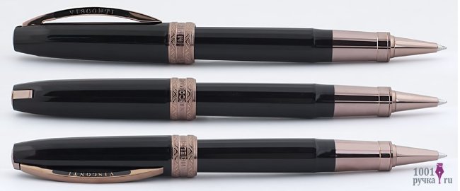 Ручка эко-роллер Visconti MICHELANGELO (бронза)