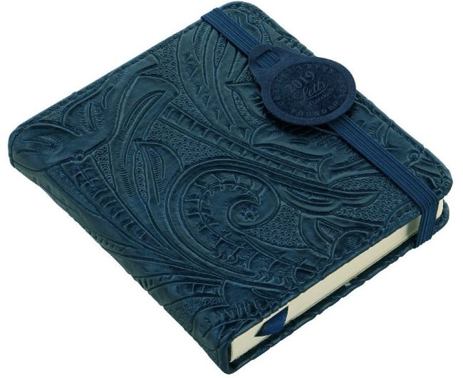 Еженедельник Letts BAROQUE 100x90мм, кремовые страницы, синий Еженедельник Letts BAROQUE 100x90мм, кремовые страницы, синий