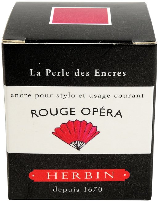 Чернила в банке Herbin, 30 мл, Rouge opera Розово-красный Чернила в банке Herbin, 30 мл, Rouge opera Розово-красный