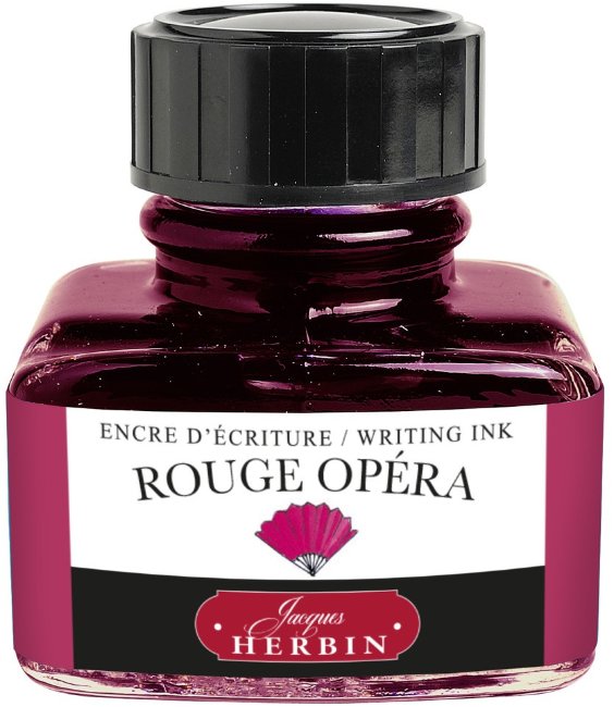 Чернила в банке Herbin, 30 мл, Rouge opera Розово-красный Чернила в банке Herbin, 30 мл, Rouge opera Розово-красный
