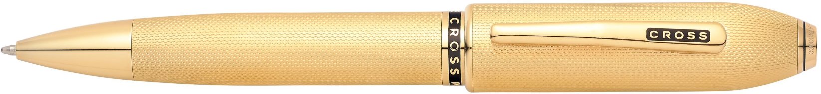 Шариковая ручка Cross Peerless 125, 23K Heavy Gold Plate