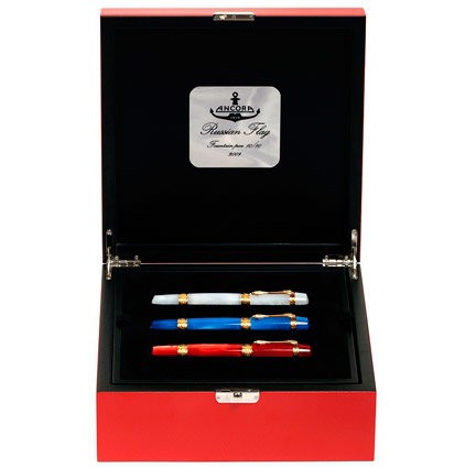 Набор перьевых ручек Ancora Russian Flag Набор перьевых ручек Ancora Russian Flag