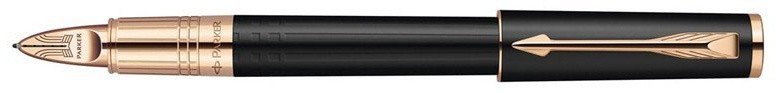Ручка-5й пишущий узел Parker Ingenuity Slim F501, Black Rubber PGT