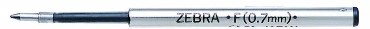 Стержни для шариковых ручек Zebra F 0.7мм, синие чернила (12 штук) (f29912) за 1800 руб купить в Москве в интернет-магазине 1001 Ручка.ру с бесплатной доставкой по России.