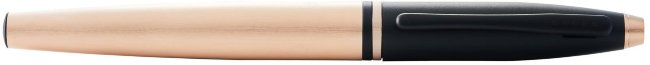Ручка-роллер Cross Calais Brushed Rose Gold Plate and Black Lacquer