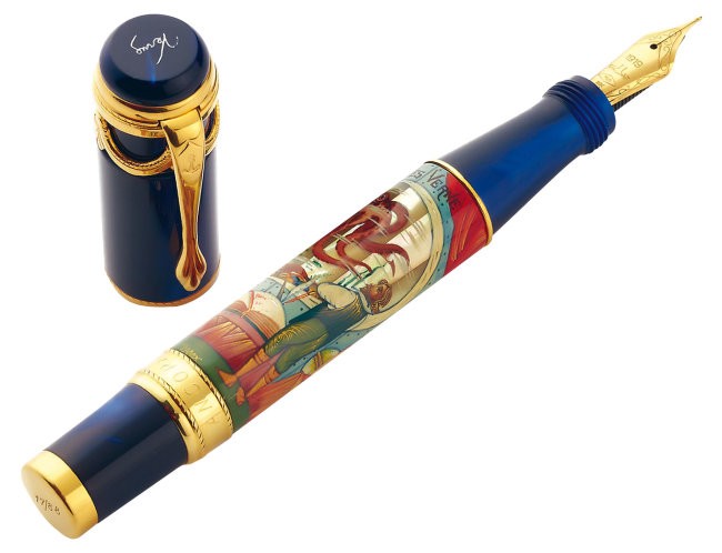 Перьевая ручка Ancora Jules Verne 20000 Leagues Under the Sea (Жюль Верн 20 000 лье под водой) Перьевая ручка Ancora Jules Verne 20000 Leagues Under the Sea (Жюль Верн 20 000 лье под водой)