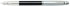 Перьевая ручка Sheaffer 100 Brushed Chrome Plated Cap Black Barrel Nickel CT