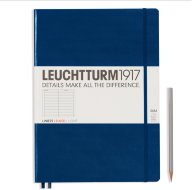 Записная книжка Leuchtturm Master A4+ (в линейку), 235 стр., твердая обложка, темно-синяя
