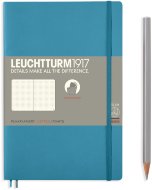 Записная книжка Leuchtturm Paperback В6+ (в точку), 123 стр., мягкая обложка,  нордически-синяя