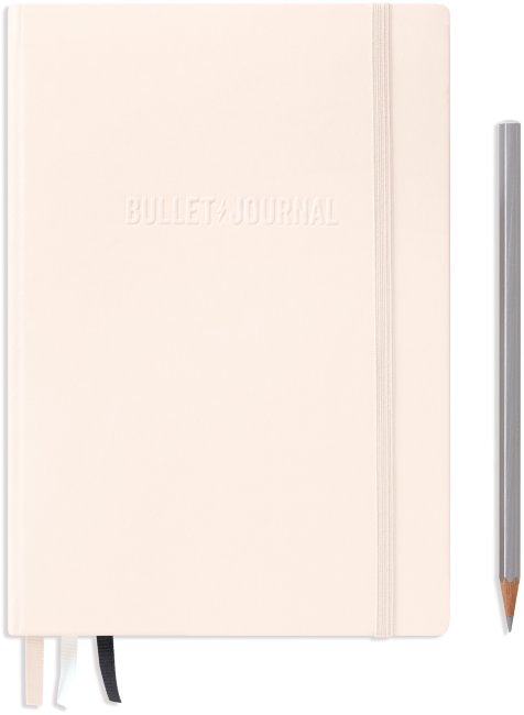 Записная книжка Leuchtturm Bullet Journal второе издание А5 (в точку), 206 стр., твердая обложка, розовая