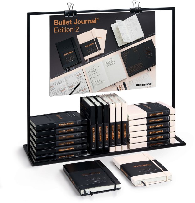 Записная книжка Leuchtturm Bullet Journal второе издание А5 (в точку), 206 стр., твердая обложка, розовая