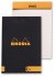Блокнот Rhodia Basics "le R" №11, A7, линейка, 90 г, черный