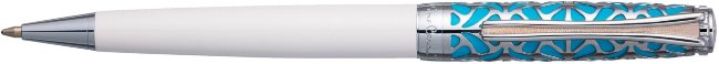 Шариковая ручка Pierre Cardin Color-Time, белый и бирюзовый лак