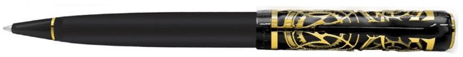 Шариковая ручка Pierre Cardin L'esprit, черный лак, позолота Шариковая ручка Pierre Cardin L'esprit, черный лак, позолота