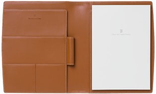 Кожаная обложка для блокнота Graf von Faber-Castell, А5, коричневая