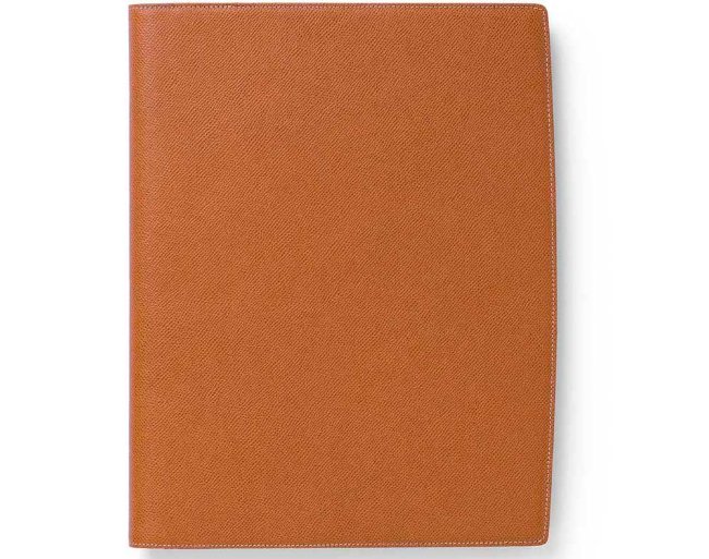 Кожаная обложка для блокнота Graf von Faber-Castell, А5, коричневая Кожаная обложка для блокнота Graf von Faber-Castell, А5, коричневая