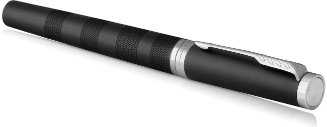 Набор Parker Ingenuity L Black Rubber CT, чехол для ручки, подарочная коробка