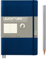 Записная книжка Leuchtturm Paperback В6+ (в точку), 123 стр., мягкая обложка, темно-синяя
