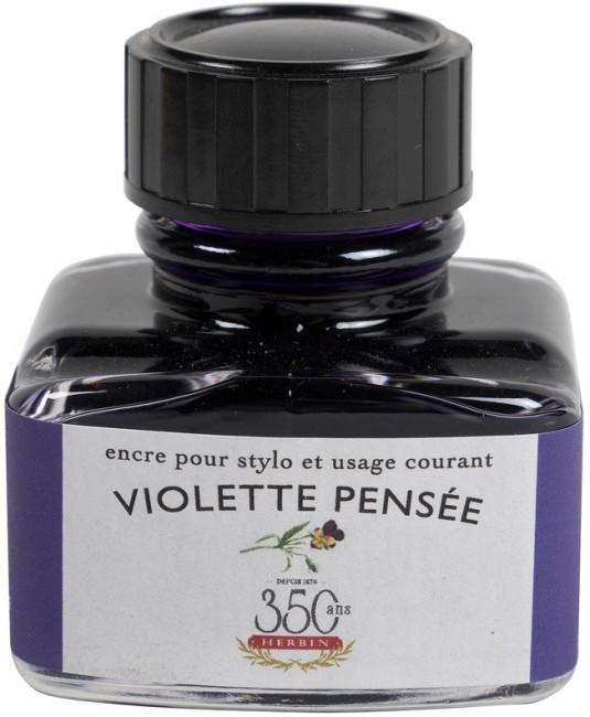 Чернила в банке Herbin, 30 мл, Violette pensée Сине-лиловый