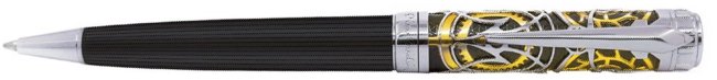 Шариковая ручка Pierre Cardin L'esprit, черный, хром, позолота