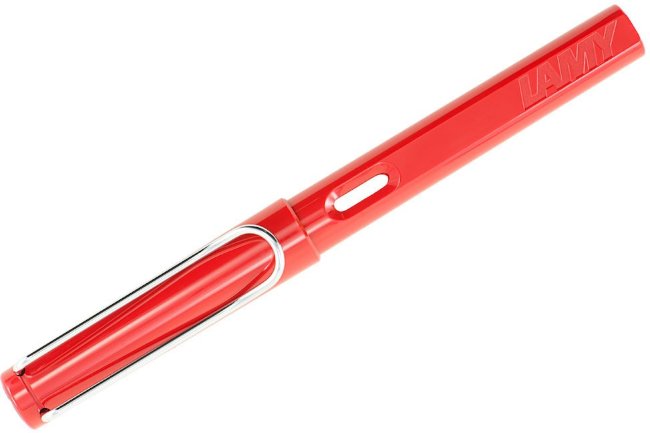 Перьевая ручка Lamy safari, красный Перьевая ручка Lamy safari, красный