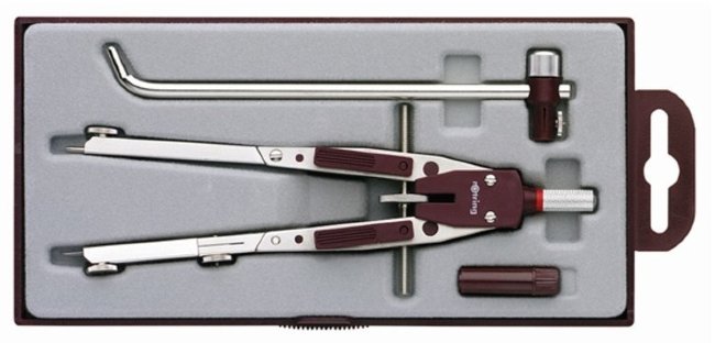 Циркуль Rotring Centro Giant S0214540 17см регулировочный вал, удлинитель
