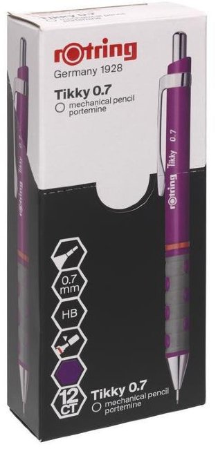 Карандаш механический Rotring Tikky 2007254 0.7мм фиолетовый Карандаш механический Rotring Tikky 2007254 0.7мм фиолетовый